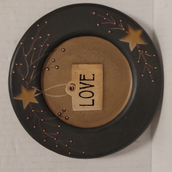 Adorable Primitive Wooden Plate - Picture 7 of 15